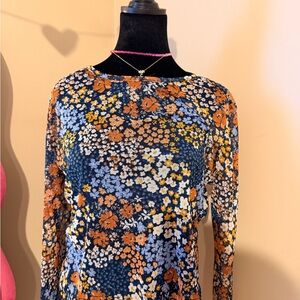 Originality Floral Pattern Blouse